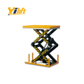 HD4000 two stage stationary i ground type 4000kg scissor lift table with top service